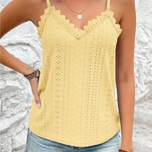 Women’s eyelet lace cami
